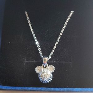 Dandaki 925 Silver Mickey Necklace